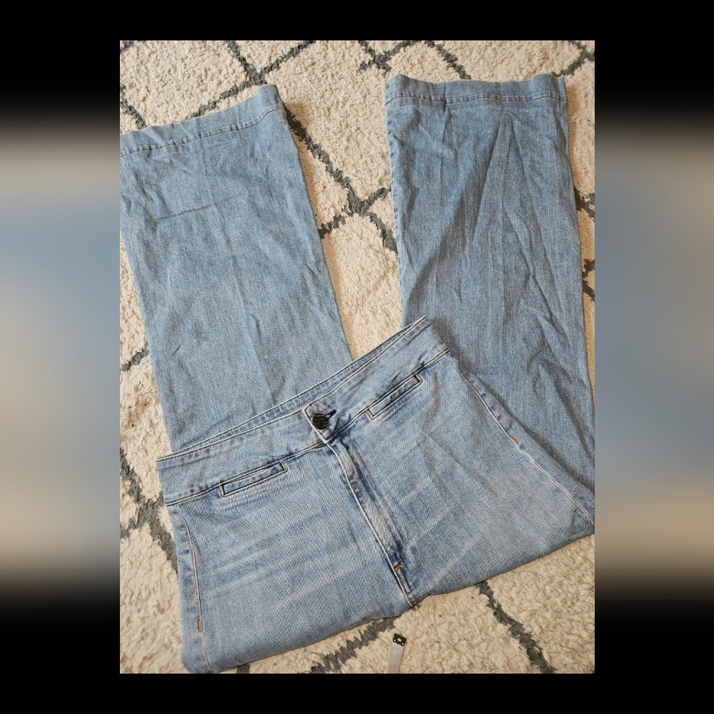 ASKK NY High Waisted Wide Leg Jean Size 33 - Picture 8 of 9